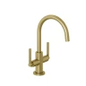 Смеситель для раковины Kludi Nova Fonte Puristic 20118N015 цвет Золото брашированное