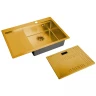 Кухонная мойка ZorG Master 78 ZM N-7852-R BRONZE с накладкой Бронза нержавеющая сталь встраиваемый