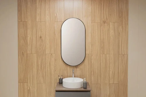 Зеркало Dreja Glow 50 99.2036 цвет Черный