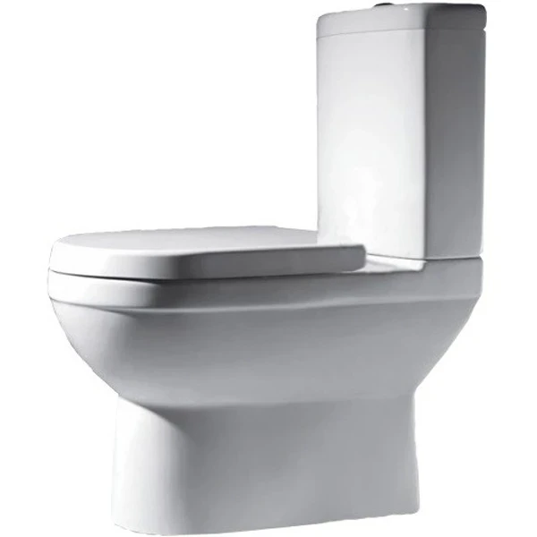 Унитаз компакт Bravat CX01019UW-P-RUS без бачка, с сиденьем Микролифт фаянс напольный