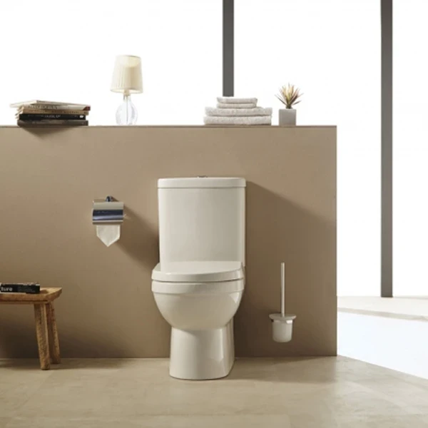 Унитаз компакт Bravat CX01019UW-P-RUS без бачка, с сиденьем Микролифт фаянс напольный