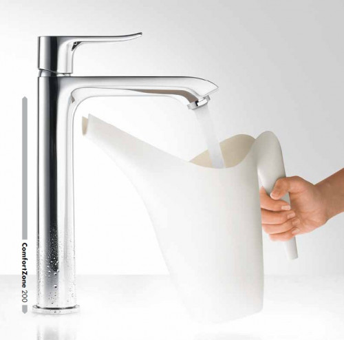 Смеситель для раковины Hansgrohe Metris 31082000 Хром латунь