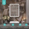 Зеркало Mixline Дора 70 545524 с подсветкой с сенсорным выключателем