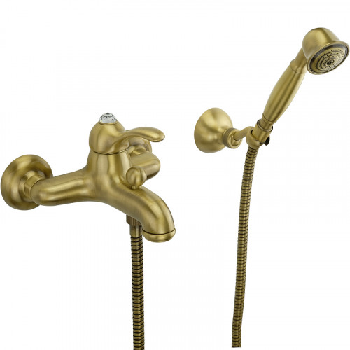 Смеситель для ванны Migliore Lem Swarovski 18874 Бронза латунь на стену