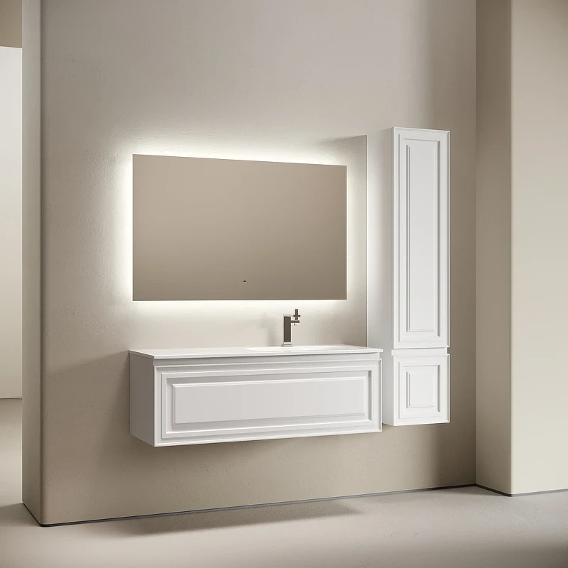 Тумба под раковину Sancos Very 119,5 VR120RW подвесная цвет Bianco
