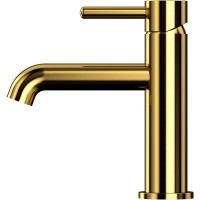 Смеситель для раковины Whitecross Y gold Y1210GL Золото латунь