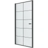 Душевая дверь New Trendy New Varia Black 70 D-0275A профиль Черный стекло прозрачное
