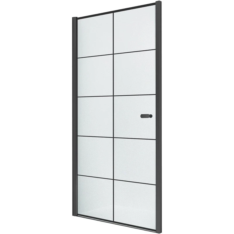 Душевая дверь New Trendy New Varia Black 70 D-0275A профиль Черный стекло прозрачное