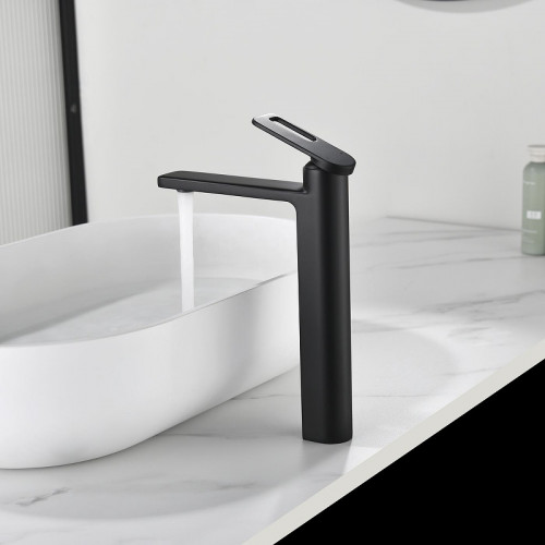 Смеситель для раковины Black&amp;White Gravity GF-7203-MB 7203MB цвет Черный матовый