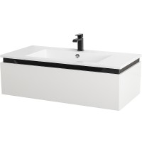 Тумба под раковину Cezares Slider 100 SLIDER-1000-1C-SO-BO подвесная Bianco Opaco МДФ / ЛДСП