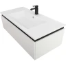 Тумба под раковину Cezares Slider 100 SLIDER-1000-1C-SO-BO подвесная Bianco Opaco МДФ / ЛДСП