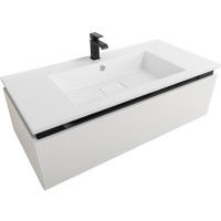 Тумба под раковину Cezares Slider 100 SLIDER-1000-1C-SO-BO подвесная Bianco Opaco МДФ / ЛДСП