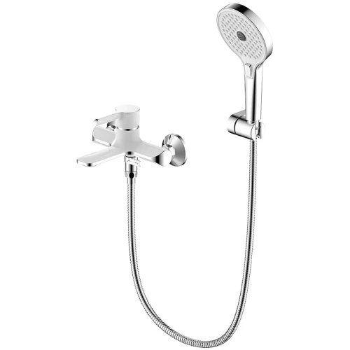 Смеситель для ванны Gappo G03-8 G3203-8 Белый Хром латунь на стену