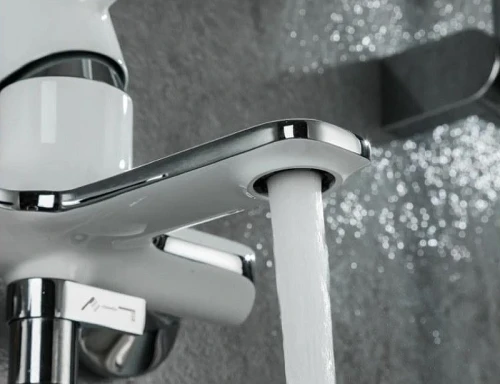 Смеситель для ванны Gappo G03-8 G3203-8 Белый Хром латунь на стену