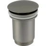 Донный клапан Remer 904CC114NPO click-clack Никель матовый брашированный