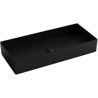Раковина-чаша Ceramicanova Element 80 CN6072MB Черная матовая фарфор накладная