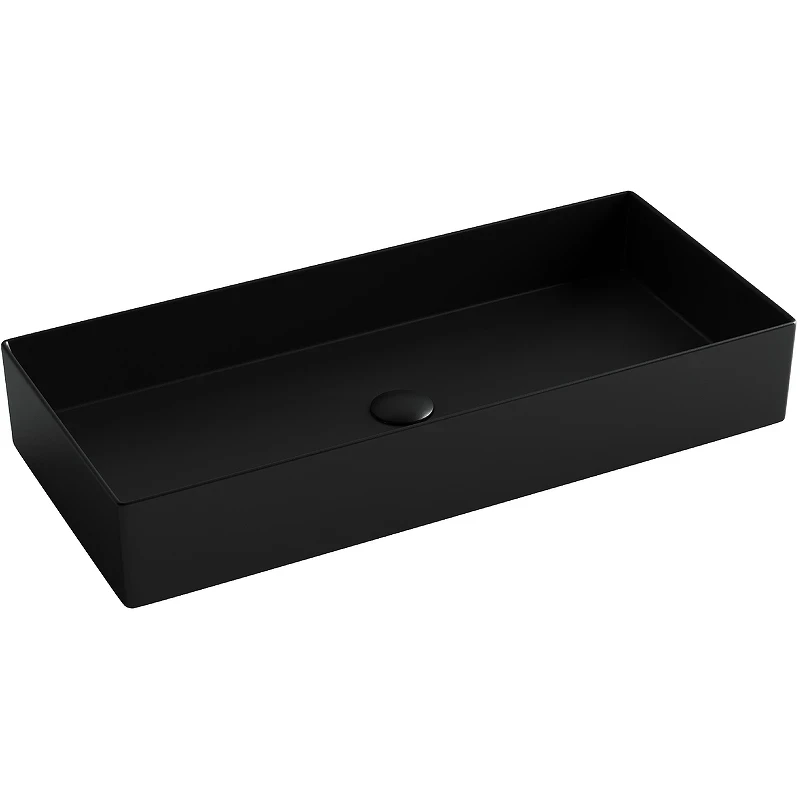 Раковина-чаша Ceramicanova Element 80 CN6072MB Черная матовая фарфор накладная
