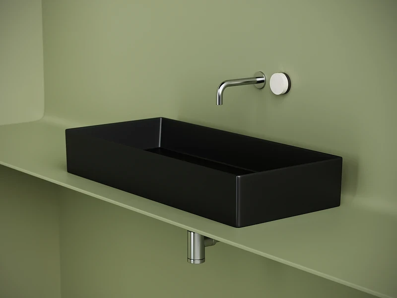Раковина-чаша Ceramicanova Element 80 CN6072MB Черная матовая фарфор накладная