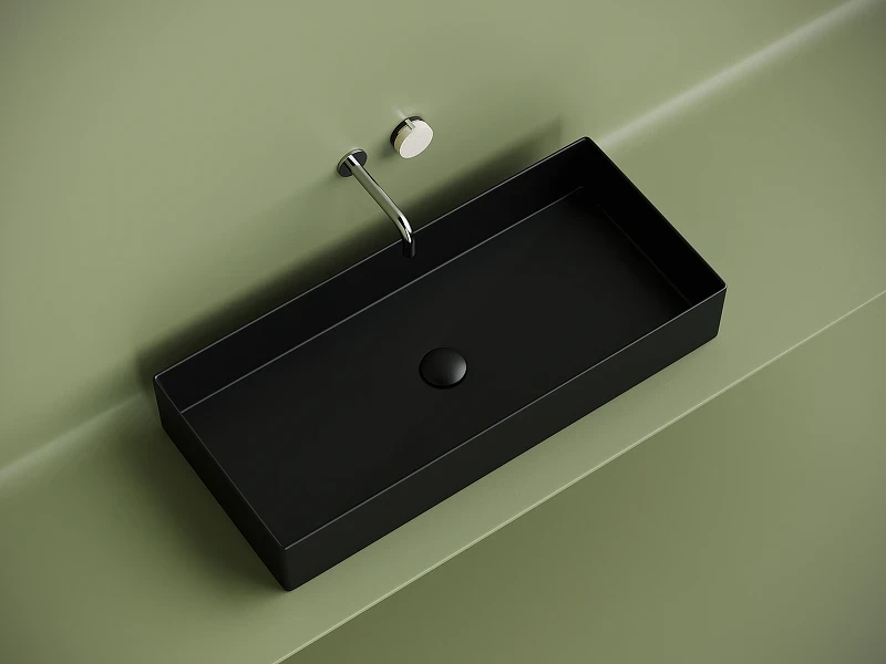 Раковина-чаша Ceramicanova Element 80 CN6072MB Черная матовая фарфор накладная