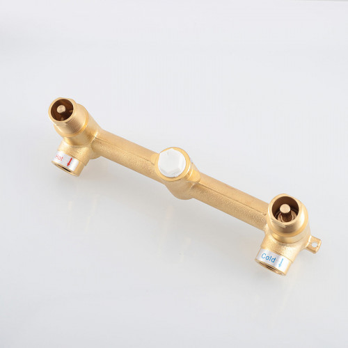 Смеситель для раковины Vincea Groove VBFW-4G1GM Вороненая сталь латунь встраиваемый