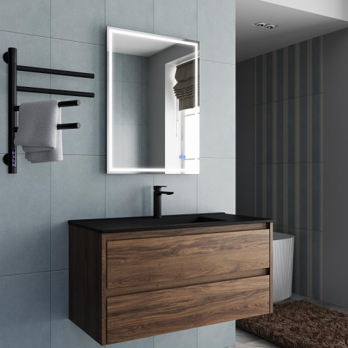 Тумба под раковину Vincea Gio 100 VMC-2G100CO подвесная цвет C.Oak