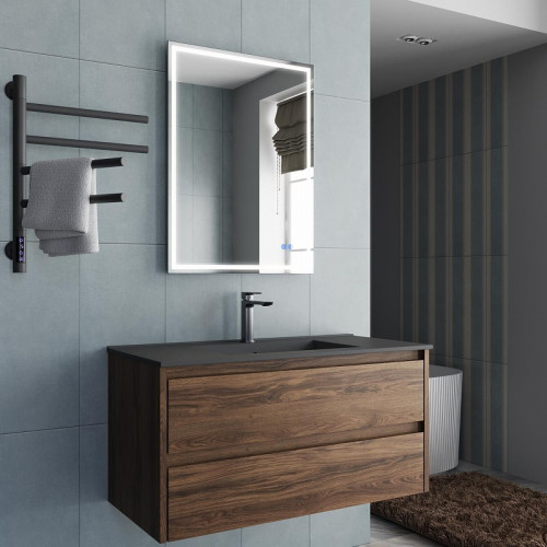 Тумба под раковину Vincea Gio 100 VMC-2G100CO подвесная цвет C.Oak