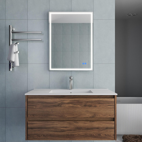 Тумба под раковину Vincea Gio 100 VMC-2G100CO подвесная цвет C.Oak