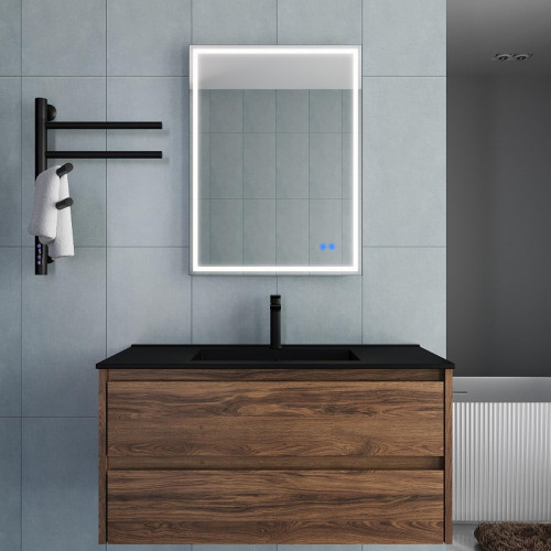 Тумба под раковину Vincea Gio 100 VMC-2G100CO подвесная цвет C.Oak