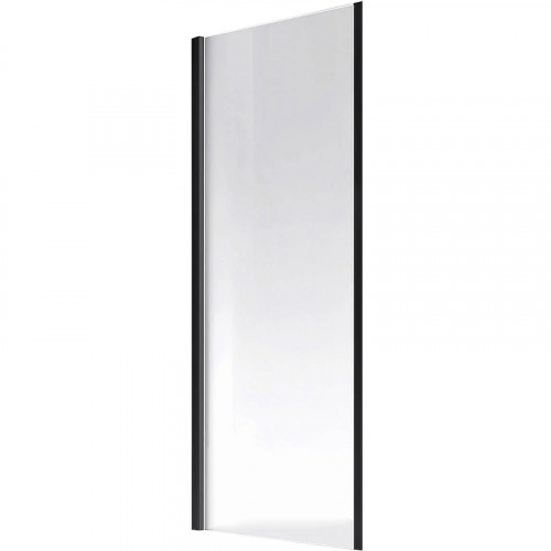 Душевая стенка Veconi Rovigo KP-13 120 KP13B-120-01-C5 профиль Черный стекло прозрачное