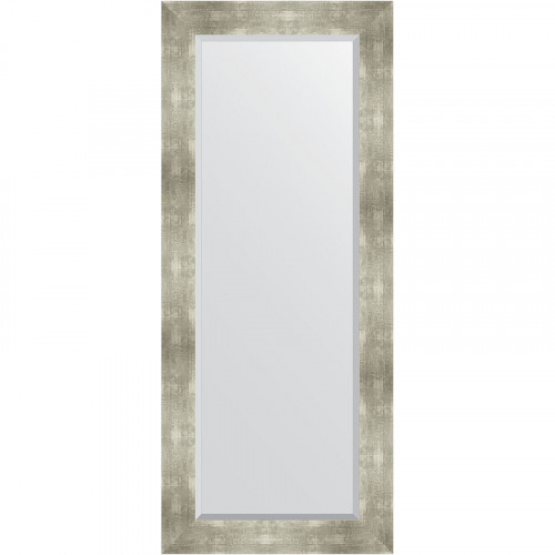 Зеркало Evoform Exclusive 146х61 BY 1170 с фацетом в багетной раме - Алюминий 90 мм стекло