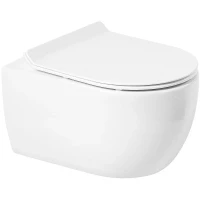 Унитаз Art&Max Bologna AM211CHR/AM211SC подвесной с сиденьем Микролифт