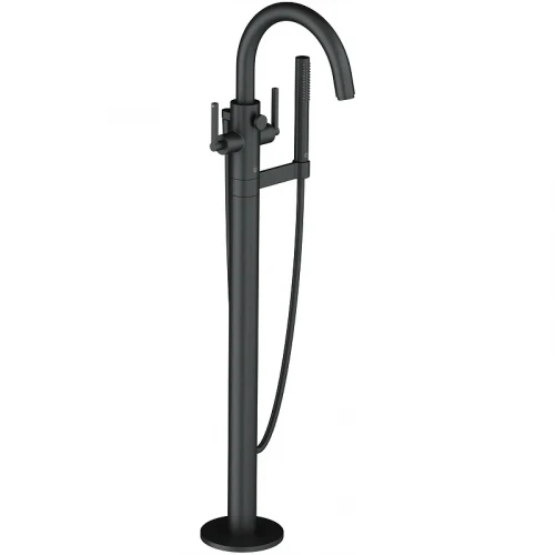 Смеситель для ванны Kludi Nova Fonte Puristic 205903915 Черный матовый латунь на пол