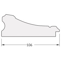 Зеркало Evoform Octagon 65x65 BY 7380 в багетной раме - Барокко золото 106 мм стекло