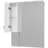 Зеркало Misty Амбра 80 L П-Амб0280-0322ЯЛ с подсветкой Белое матовое