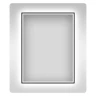 Зеркало Wellsee 7 Rays' Spectrum 60 172201260-172201270 с подсветкой цвет Черный матовый с сенсорным выключателем