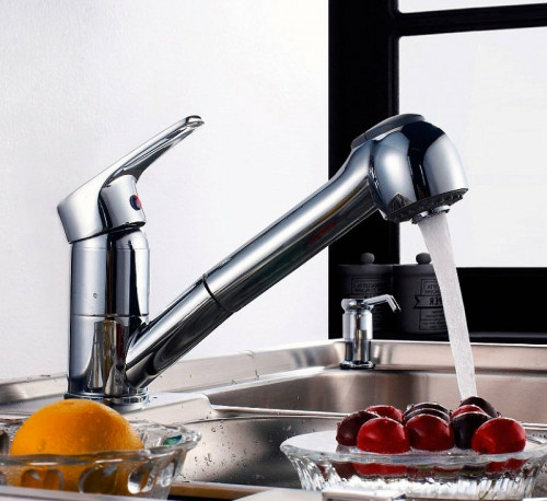 Смеситель для кухни Rossinka D40-25 Хром