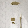 Душевая система WasserKRAFT Sauer A7158.183.261.280.197.281.187 Thermo с термостатом Золото глянцевое латунь встраиваемый