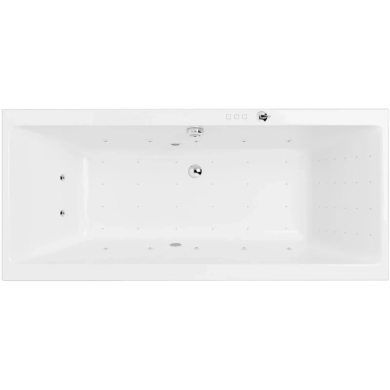 Акриловая ванна Excellent Pryzmat 180x80 WAEX.PRY18.NANO.CR с гидромассажем