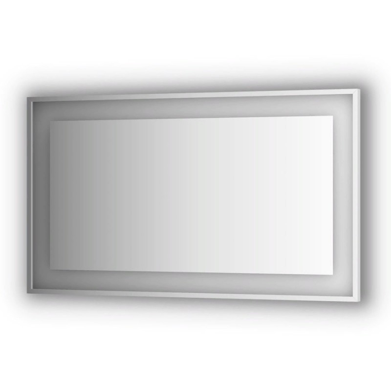 Зеркало Evoform Ledside 75х130 Сталь стекло