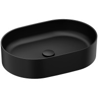 Раковина-чаша Ravak Ceramic Slim O 55 XJX0D155000 Черная матовая фаянс накладная