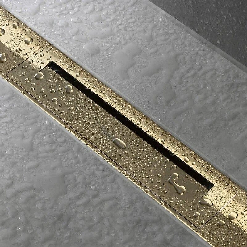 Решетка для душевого лотка Hansgrohe RainDrain Flex 56047140 цвет Бронза шлифованная