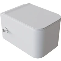 Унитаз биде Boheme Mane 970-SET-2-MW подвесной Белый матовый с сиденьем Микролифт фарфор подвесной