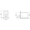 Унитаз биде Boheme Mane 970-SET-2-MW подвесной Белый матовый с сиденьем Микролифт фарфор подвесной