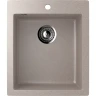 Кухонная мойка Ulgran Classic U-404-302 Песочная искусственный камень (литьевой мрамор) встраиваемый