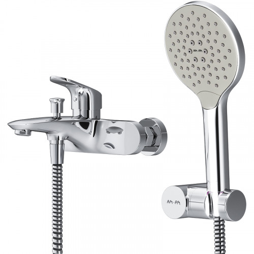 Смеситель для ванны AM.PM Like F8015000 Хром латунь на стену
