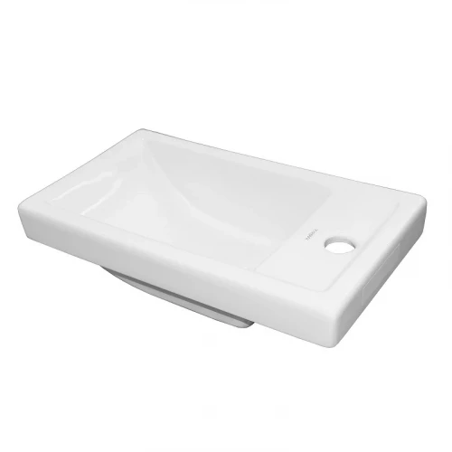 Тумба с раковиной Azario Kantri 45 R CS00097245 подвесная цвет Белый глянец