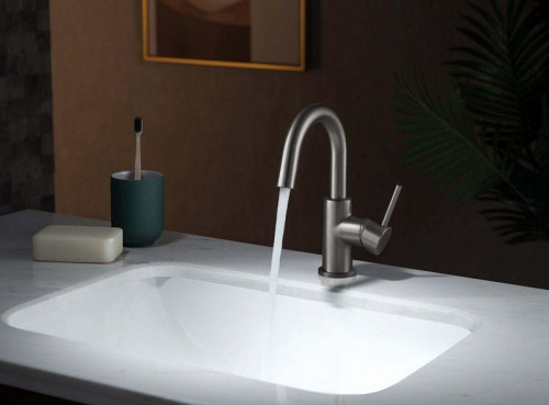 Смеситель для раковины Aquatek Европа AQ1307BGM Оружейная сталь