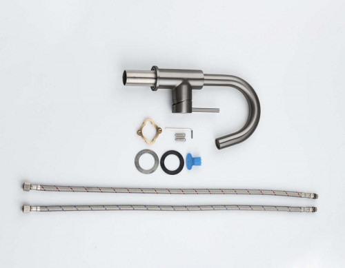 Смеситель для раковины Aquatek Европа AQ1307BGM Оружейная сталь