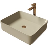 Раковина-чаша Grossman 48 GR-3016BEM Бежевая матовая фаянс накладная