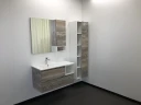 Тумба с раковиной Comforty Турин 90L 00004137135 подвесная Дуб бежевый МДФ / ЛДСП